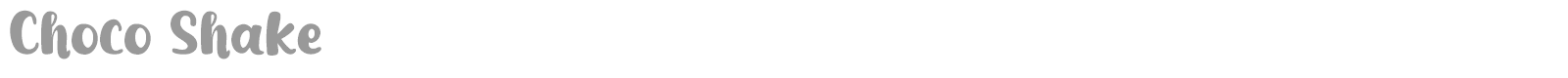 Choco Shake font preview
